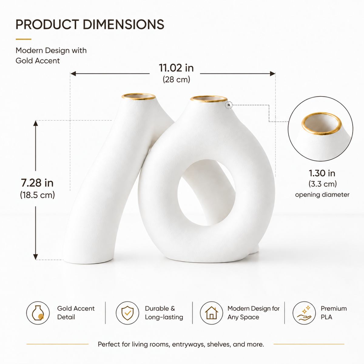 Aria Sculptural Vase Set